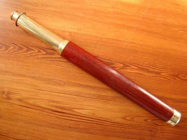 A Captain's single-draw spyglass by Dollond of London circa 1790-1820